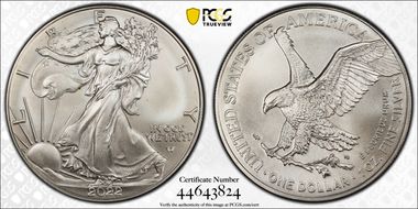 2022 $1 Silver Eagle First Strike MS69