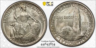 1935-S 50C San Diego MS65