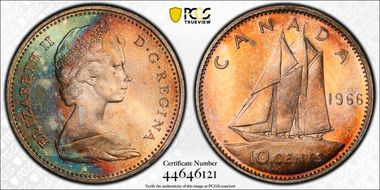 1966 10C MS65