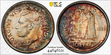 1939 10C MS66