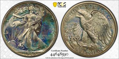 1940 50C PR68+
