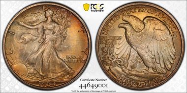 1934-S 50C MS66+