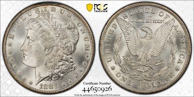 1881-CC $1 MS66