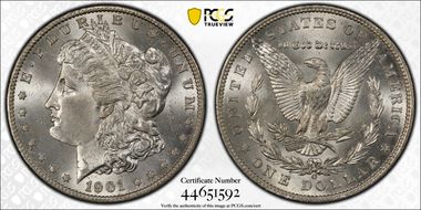 1901-O $1 MS66