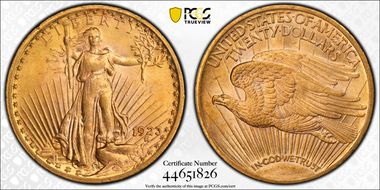 1923 $20 MS64