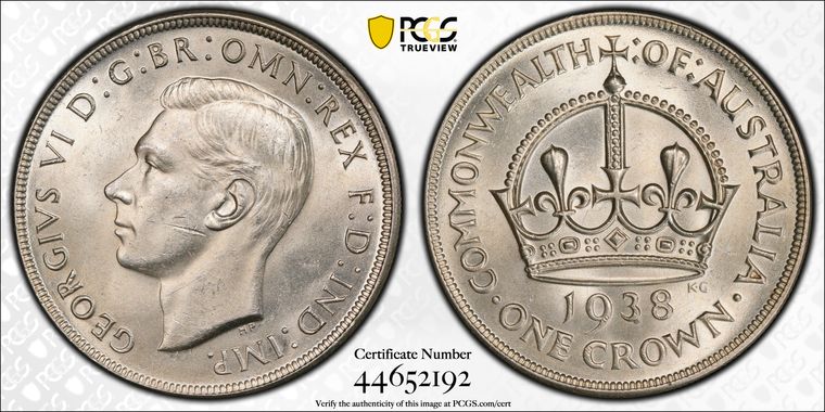 Cert 44652192 - Coin Image