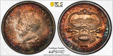 1927(m) Florin Canberra  KM-31 MS65