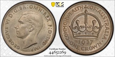 1937 Crown KM-34  Ag MS63