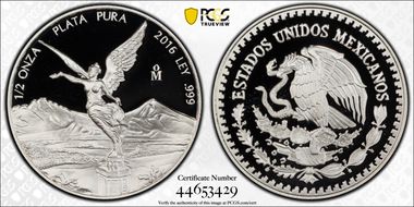 2016-Mo 1/2 oz Libertad Ag PR69DCAM