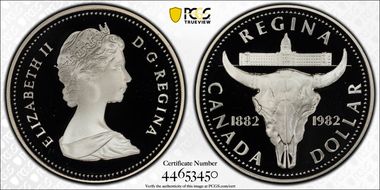 1982 S$1 Regina PR69DCAM