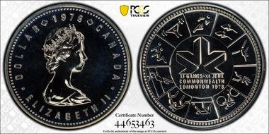 1978 S$1 Commonwealth Games Ag SP68