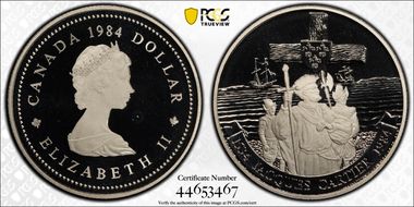 1984 $1 Cartier PR69DCAM