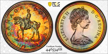 1973 S$1 R.C.M.P. Ag SP68