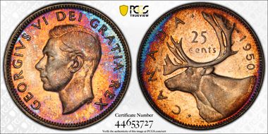 1950 25C MS65