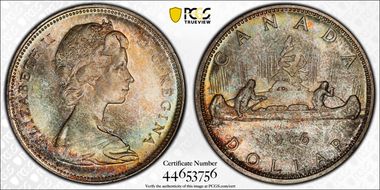 1966 S$1 Large Beads MS65
