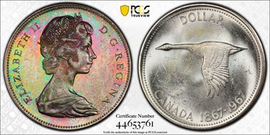 1967 S$1 MS63