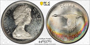 1967 S$1 MS62