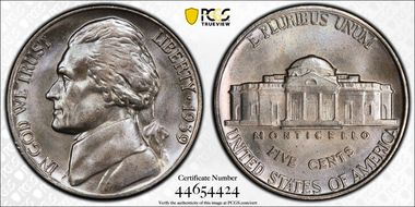 1939 5C Rev. of 1940, QDR FS-802 MS66