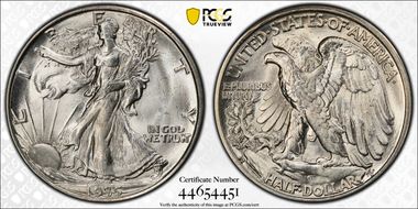 1935-D 50C MS66+
