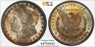 1887-O $1 MS64