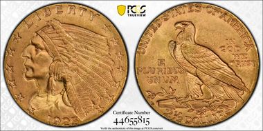 1925-D $2.50 MS65