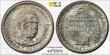 1950-D 50C Booker T. Washington MS67