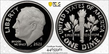 2021-S 10C Silver Limited Edition Proof Set - First Strike PR70DCAM