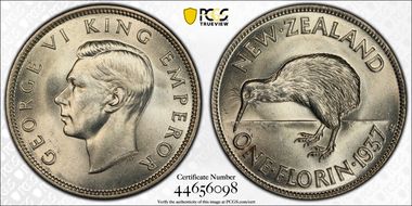 1937 Florin MS66