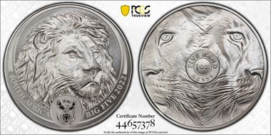 2022 5 Rand Big Five- Lion MS70