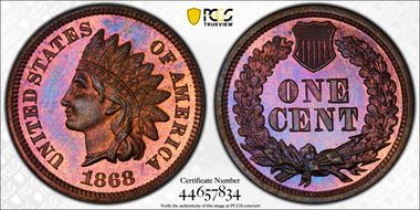 1868 1C PR66RB