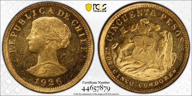 1926-So 50 Peso MS61