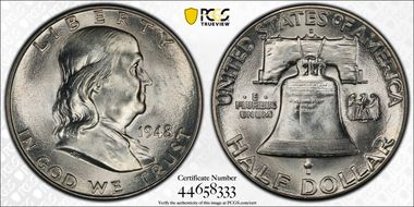 1948-D 50C DDR, FS-801 MS64FBL