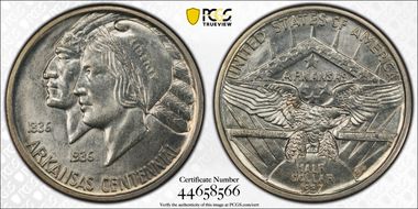 1937-S 50C Arkansas MS64