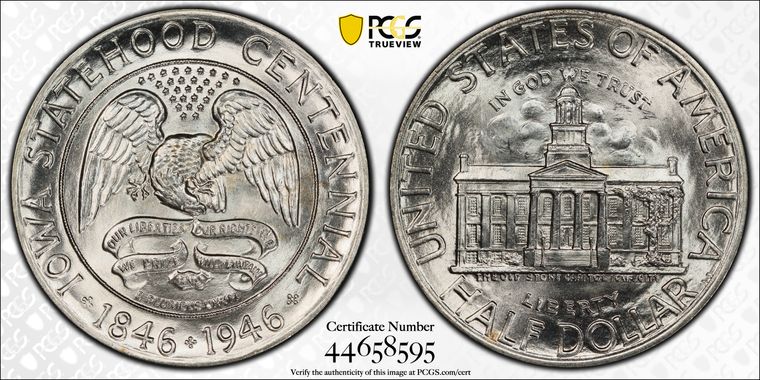 Cert 44658595 - Coin Image