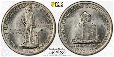 1925 50C Lexington MS64