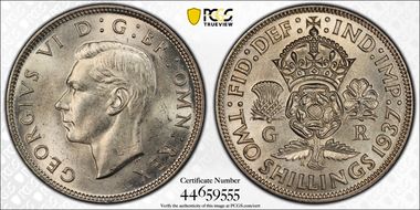 1937 Florin S-4081 MS63