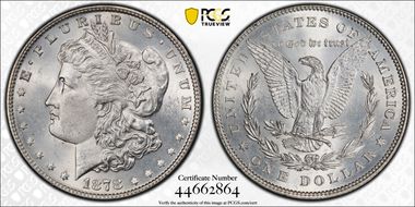 1878 7/8TF $1 Weak MS64