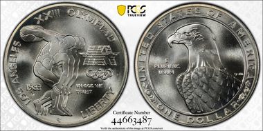 1983-P $1 Olympic MS69