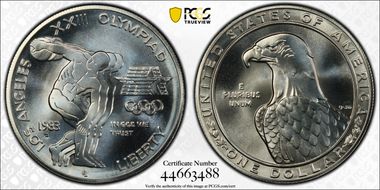 1983-D $1 Olympic MS69