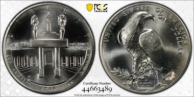 1984-P $1 Olympic MS69