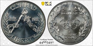 1988-D $1 Olympic MS69
