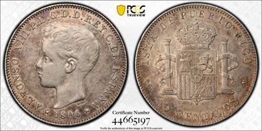 1896-PG V 40C KM-23  Ag XF45