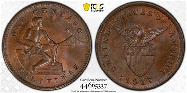 1917/8-S 1C Allen-2.15c MS64BN