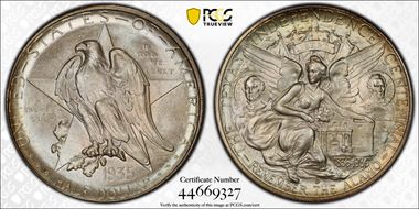 1935-D 50C Texas MS68