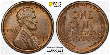1909-S 1C Lincoln MS63BN