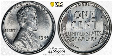 1943 1C MS67
