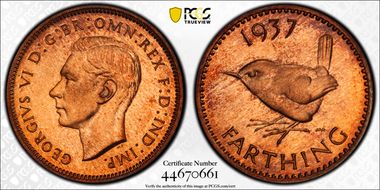 1937 1/4D S-4116 PR65RD