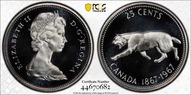 1967 25C 0.800 Ag PL68DCAM