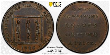 1796 Tk 1/2D DH-837 Middlesex, Spence Noted Advocates AU55BN