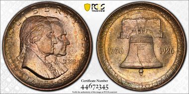 1926 50C Sesquicentennial MS63